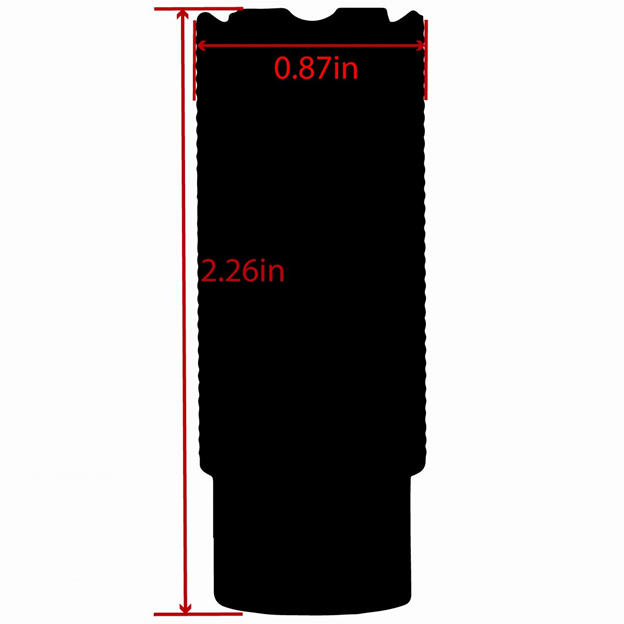 5.56 Linear Compensator Muzzle Brake Steel 1/2-28 USA Made For Bolt Action Rifle