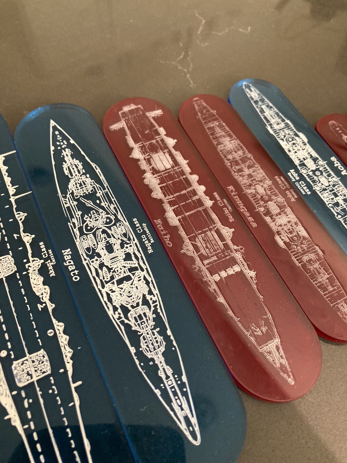 WWII 1/1800 Acrylic 2D Etched Fleet Expansion 10 PCs IJN Victory and War at Sea