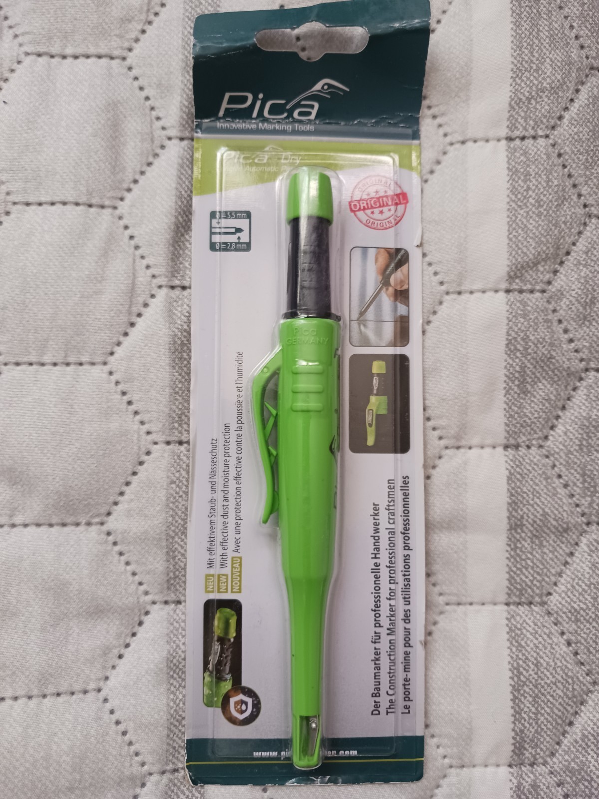 PICA DRY LONGLIFE AUTOMATIC PENCIL / MARKER WITH SHARPENER New