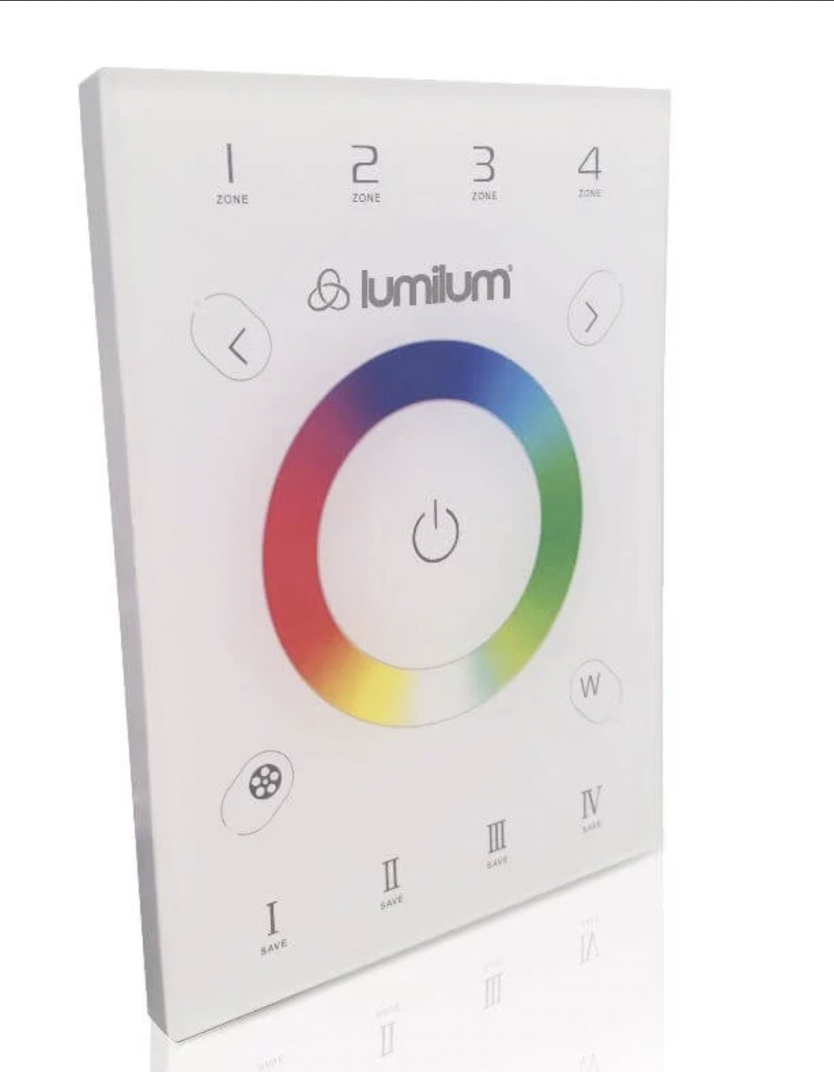 120V RGB LED STRIP LIGHTS - DMX WALL CONTROLLER WITH COLOR WHEel