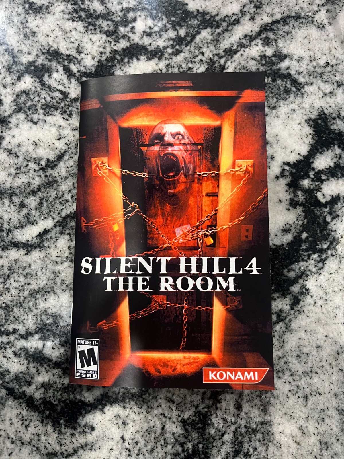 Replacement Manual for - Silent Hill 4 - Sony PS2 Instruction Booklet