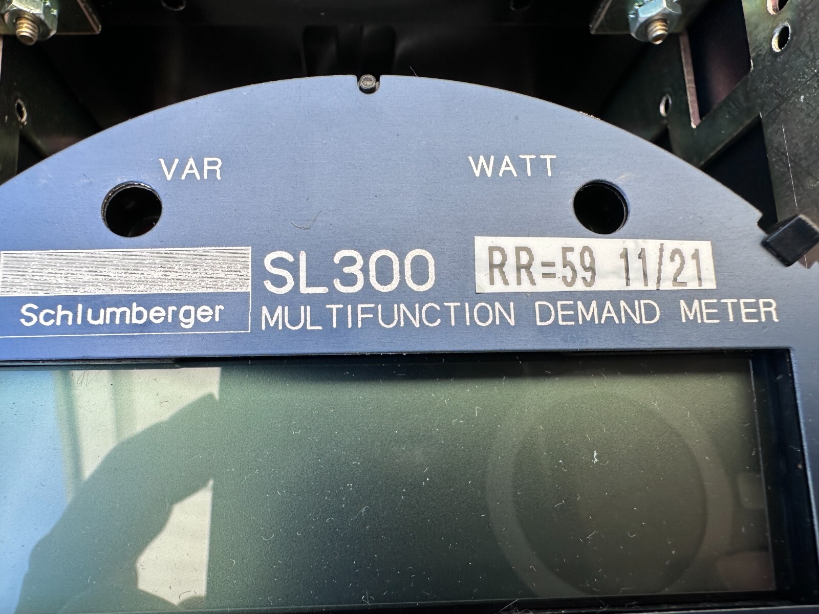 Schlumberger SL300 SM3FD Multifunction Demand Meter w/Case and Cover
