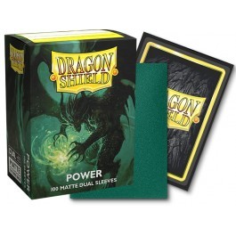 Dragon Shield Dual Matte Power Green 100 Protective Sleeves