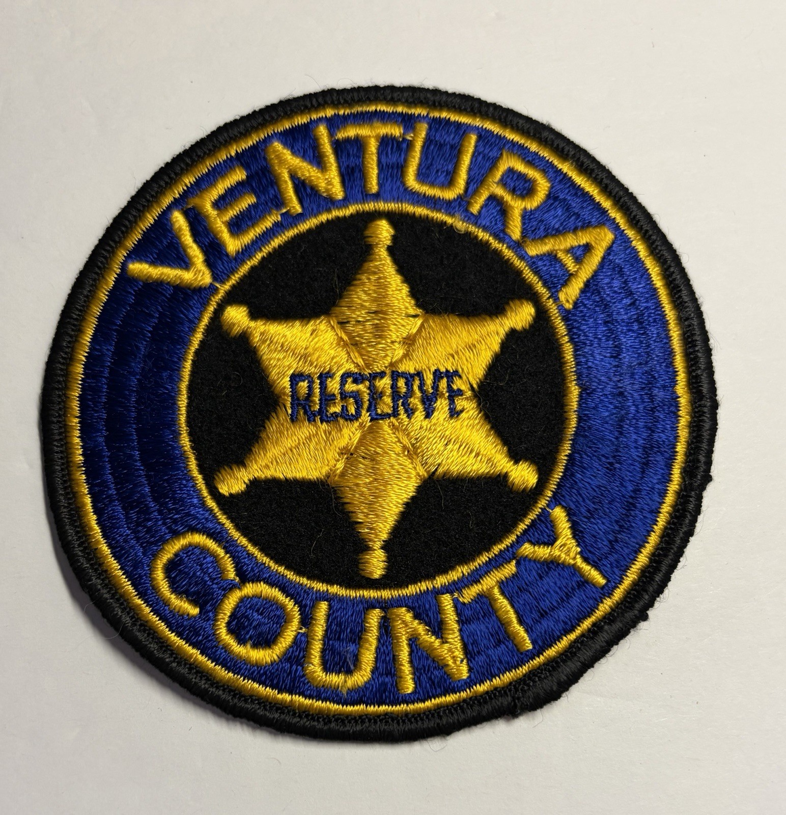 CALIFORNIA CA VENTURA COUNTY SHERIFF RESERVE PATCH #D32