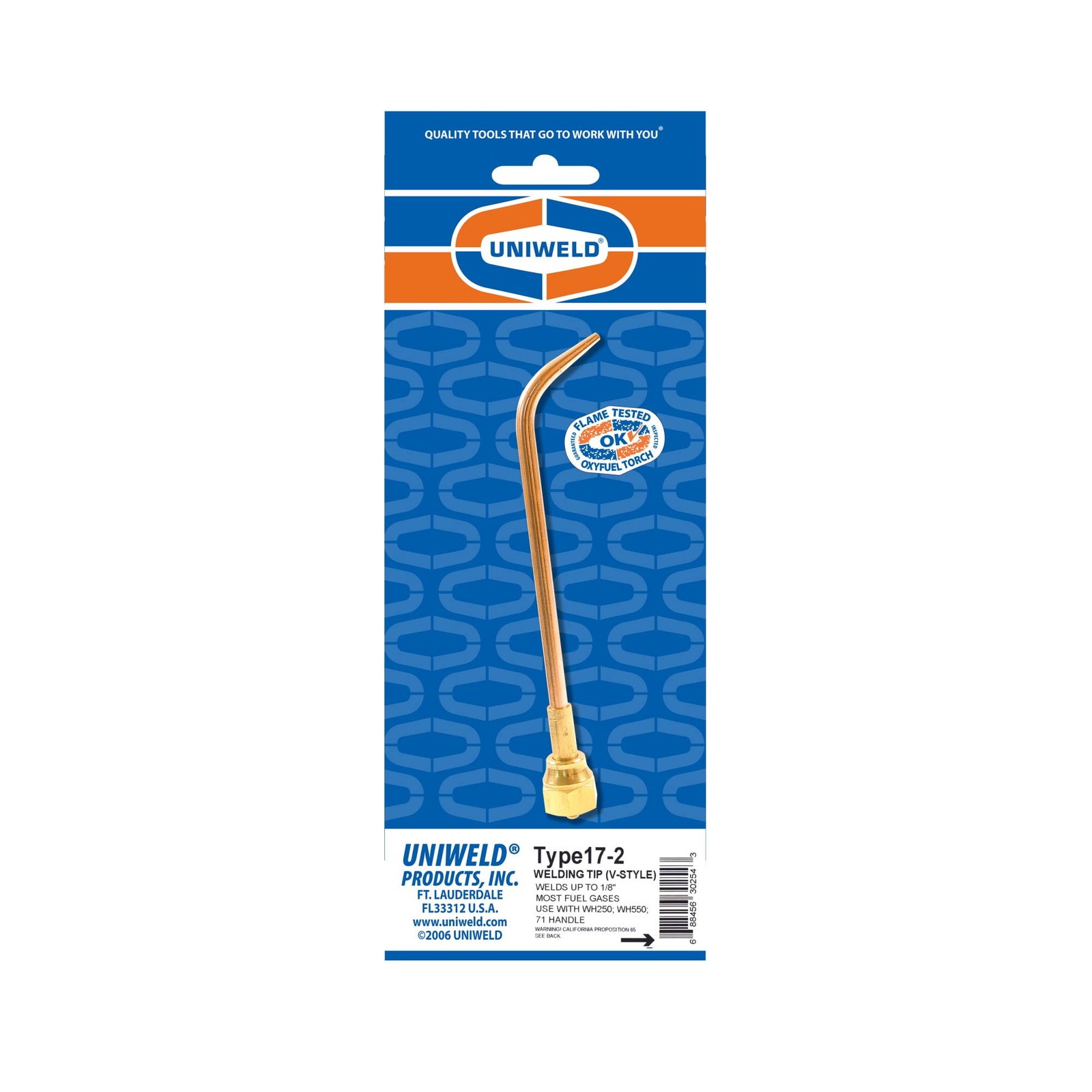 Uniweld TYPE17-2 Weld/Braze Tip #2