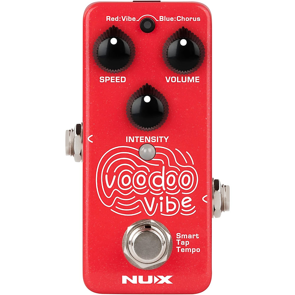 NUX NCH-3 Voodoo Vibe Mini Uni-Vibe Effects Pedal Red