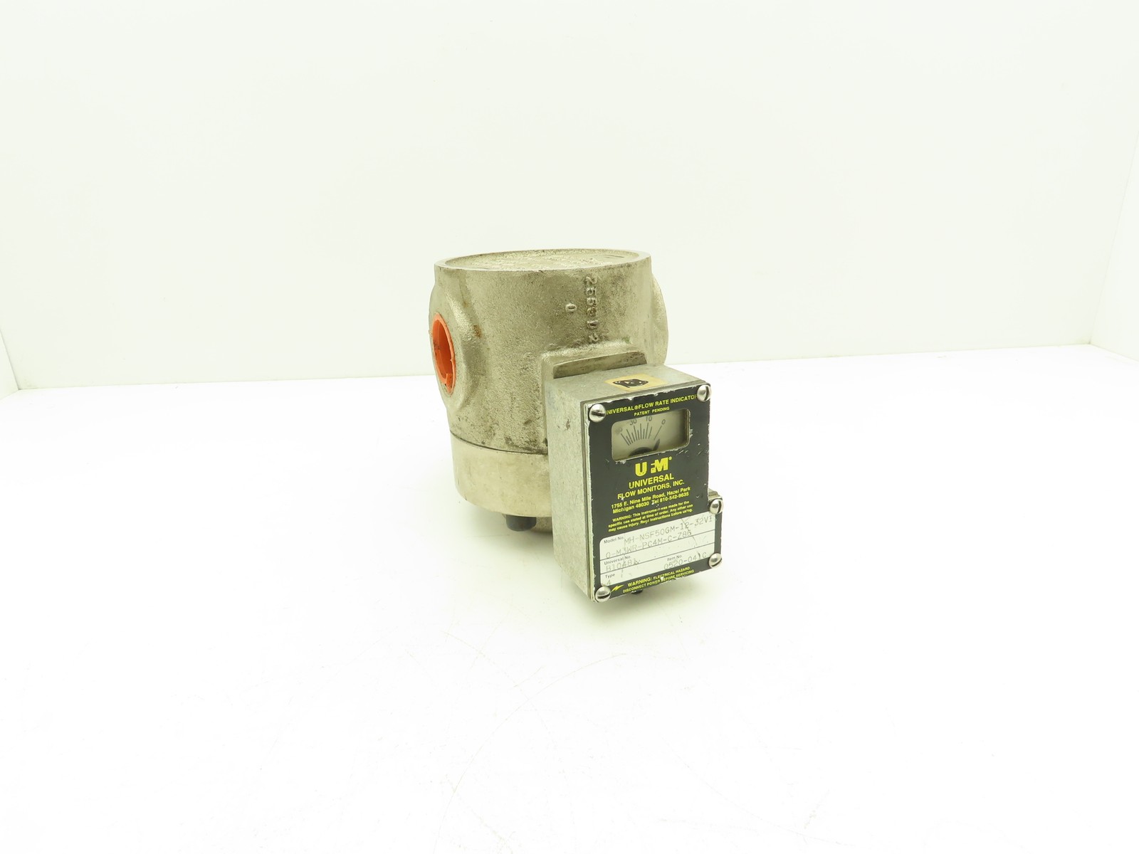 UFM Flow MH-NSF50GM-12-32V1 0-M3WR-PC4M-C-Z86 Flow Monitor 1-1/2"NPT B10481