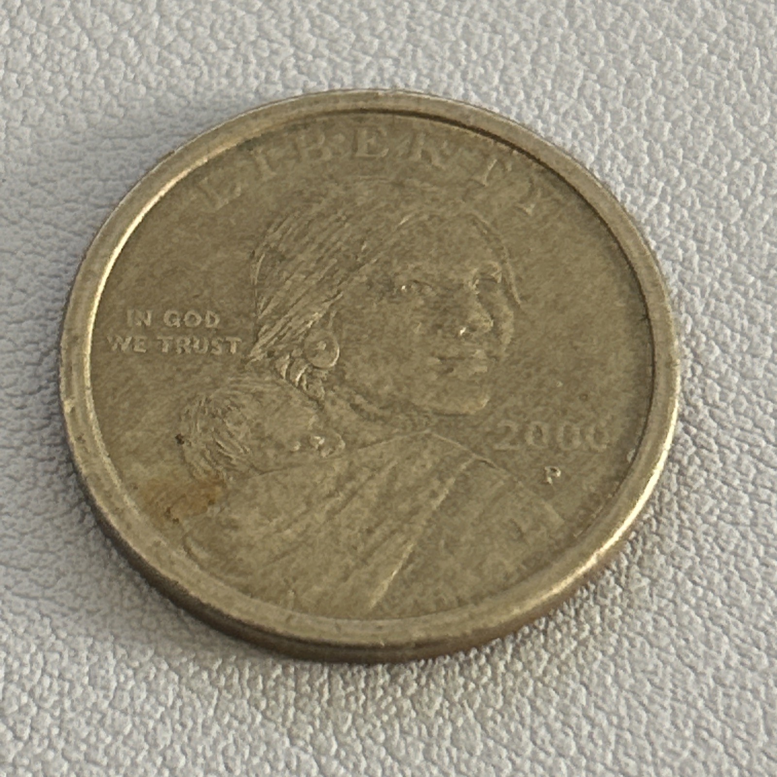 2000 Sacagawea Dollar P Mint Rare Error Coin.