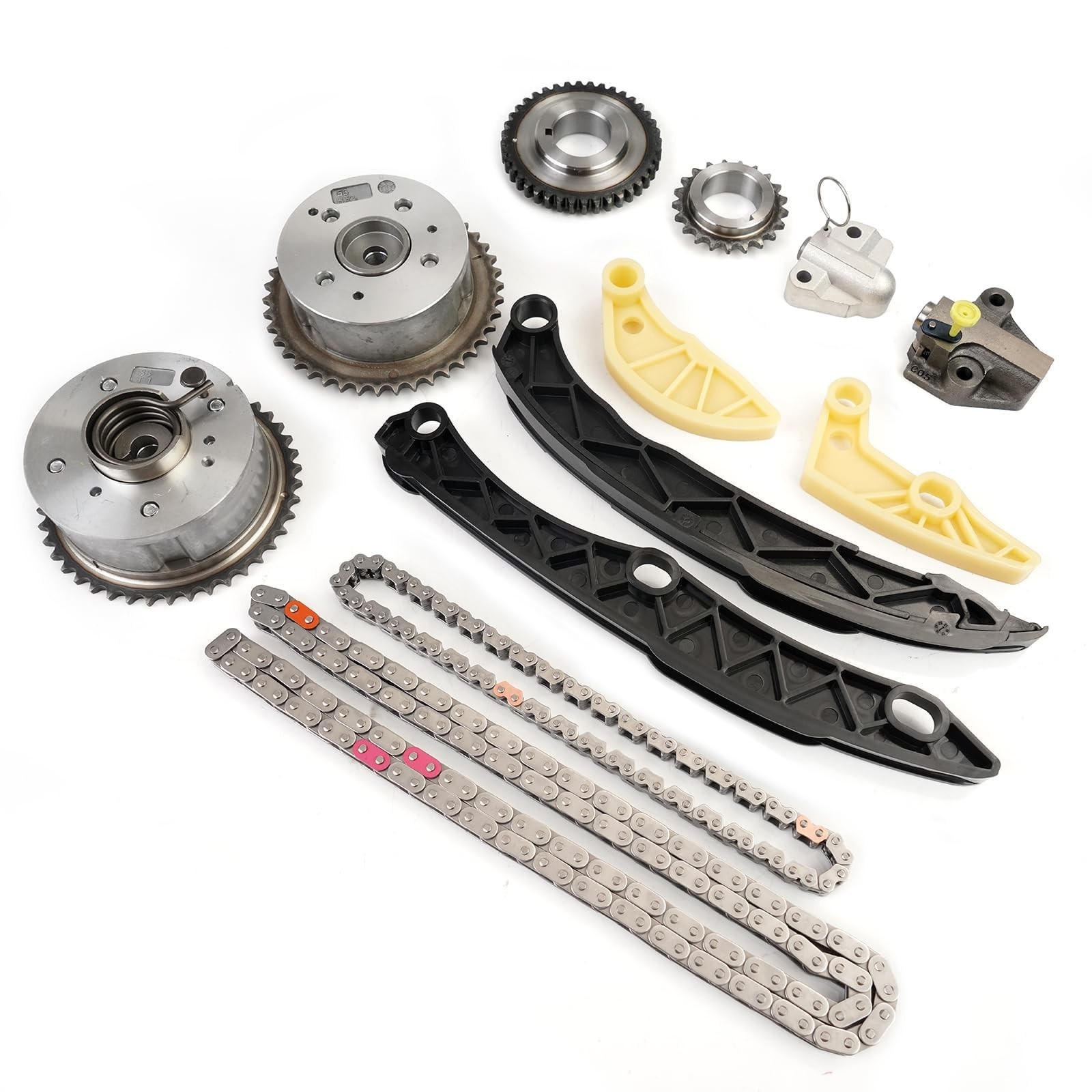 Engine Timing Chain Kit with Camshaft VVT Gear Compatible with Hyundai Sonata...