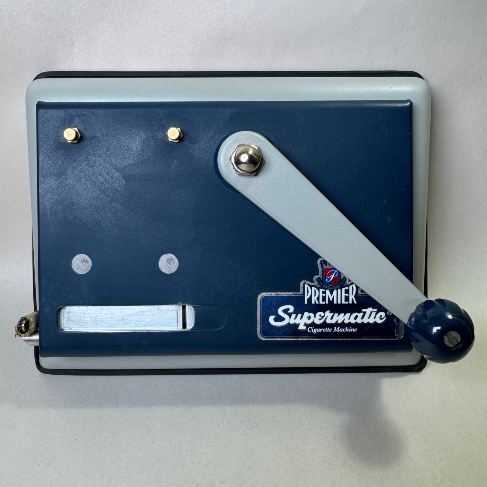 PREMIER Supermatic Cigarette Machine Tobacco Roller Manual
