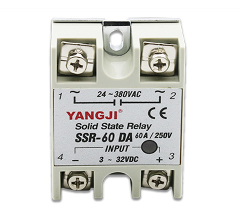 Single-phase DC controlled AC DC-AC solid state relay series SSR-60DA 60A