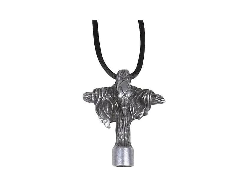 Promark, Wearable Drum Key, DK6, New, Leather strap, Metal Pendant