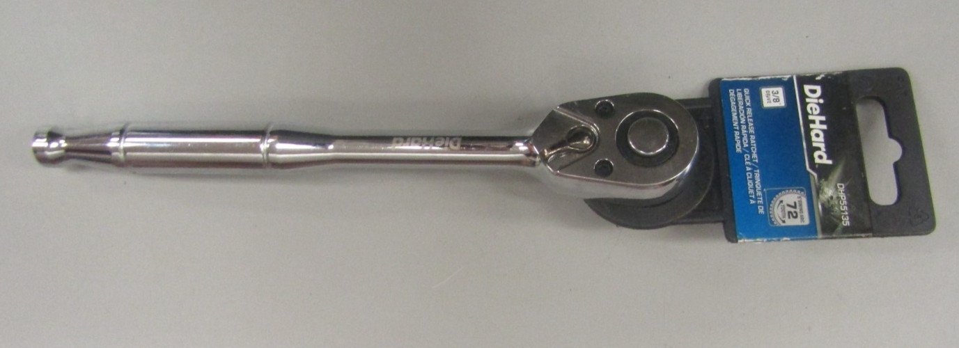 DieHard 3/8" Drive Quick Release Ratchet, 72 Tooth DHP55135