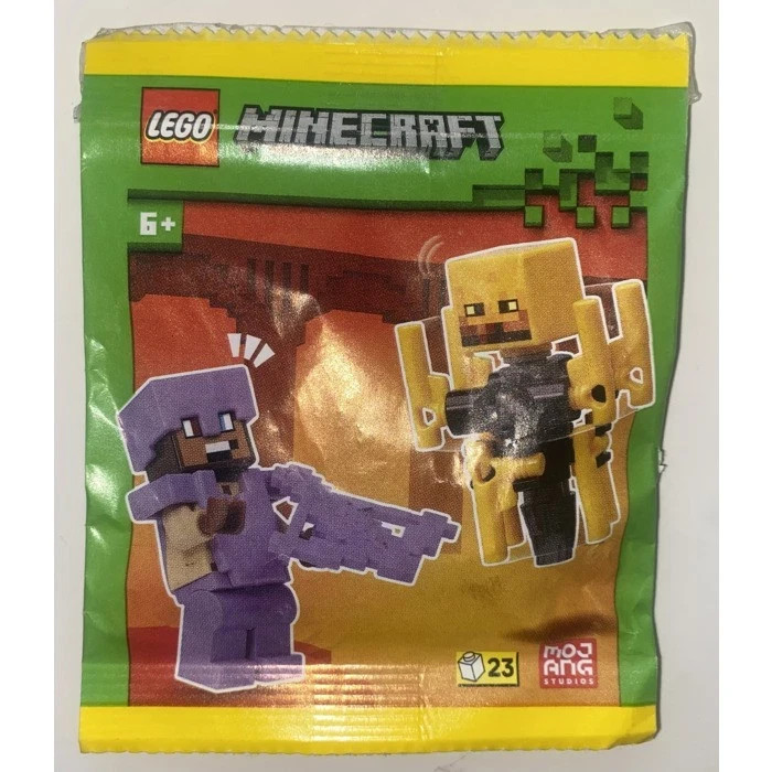 LEGO Minecraft Hero and Blaze Paper Bag L0002248 (SEALED)