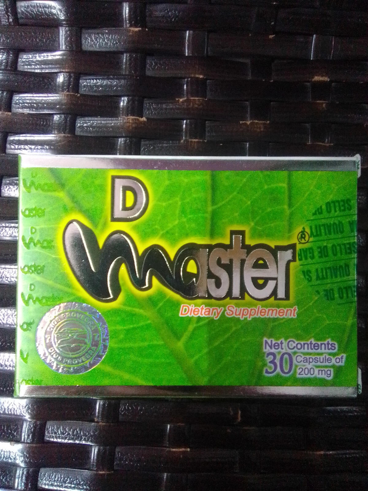 DIET MASTER 30 CAPSULES 200g 100% UNIQUE & ORIGINAL UNISEX D MASTER