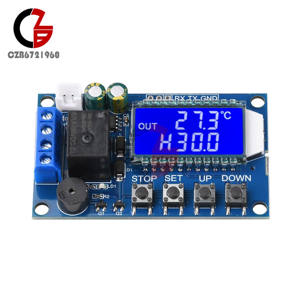 High-Precision Digital Thermostat DC 6.0-30V Temperature Controller -50°C~110°C