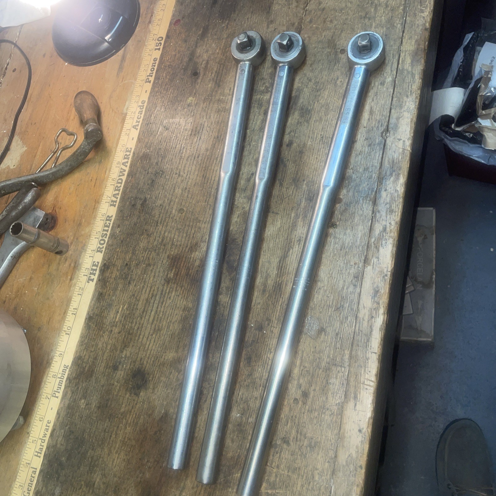 Lot Of 3 Williams Vintage Torque Wrenches STW-3RF For Parts Or Repair USA