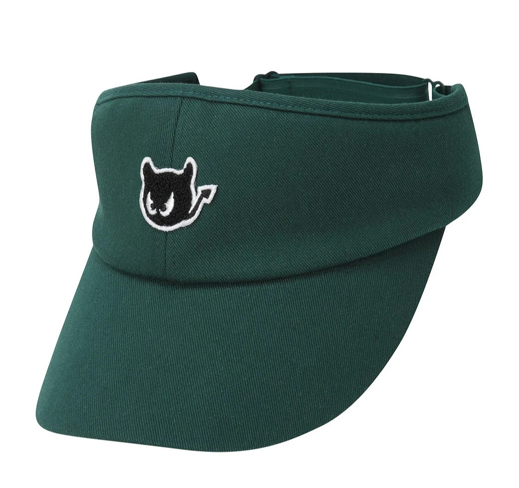 WAAC Golf Women's Twill Visor -GREEN [Made In Korea]