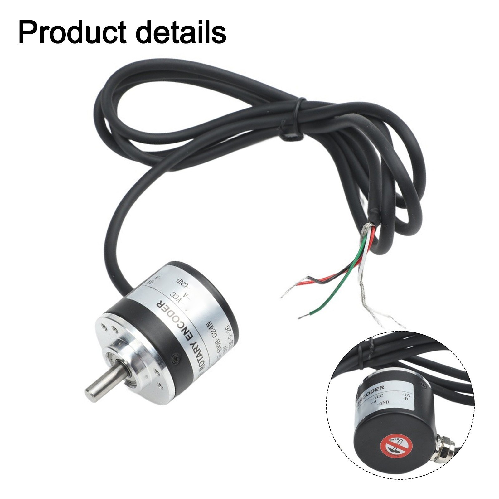 Dual Phase Rotary Encoder 600PR DC 5V 24V for CNC Robotics and Automation