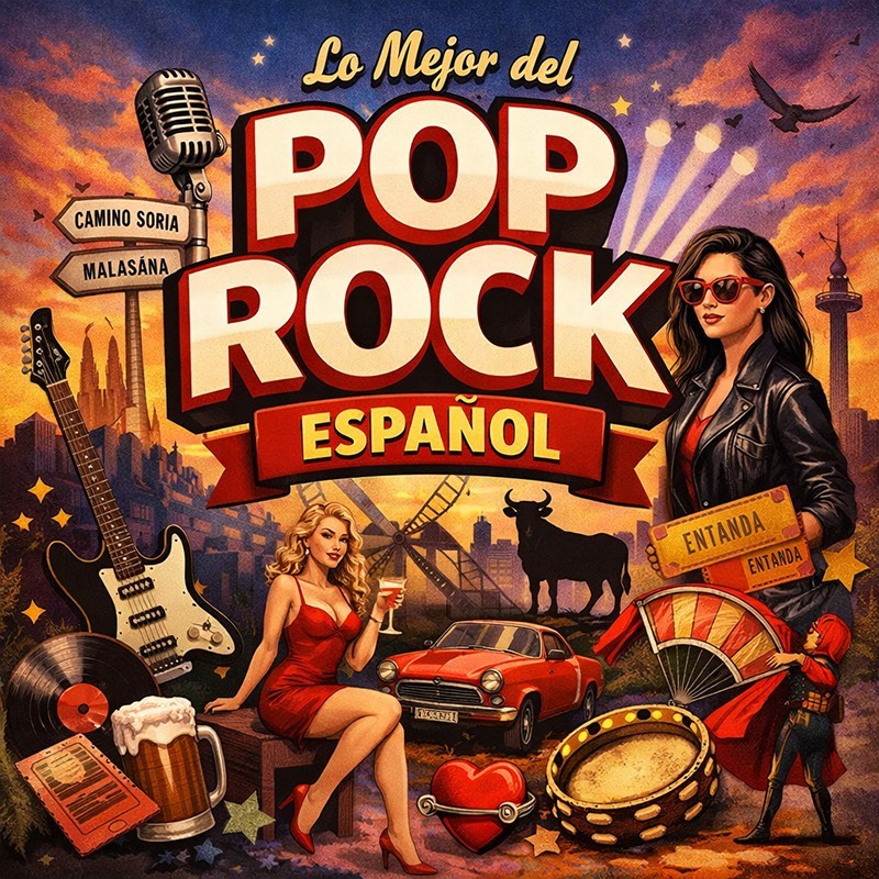 16Gb Usb Drive Lo Mejor Del Pop Rock Español (1962-2012) 409 Temas