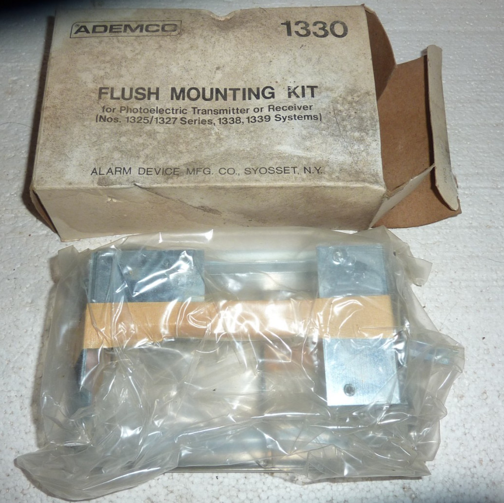 NOS Ademco Flush Mounting Kit #1330 For Photoelectric Transmitter  S-43