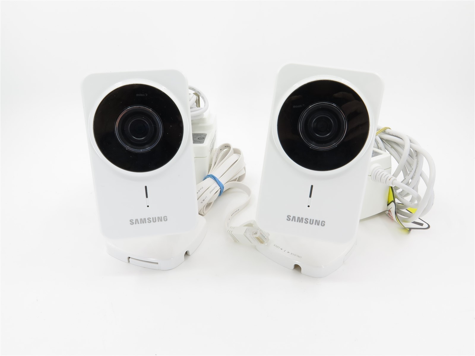 (2) Samsung SmartCam Model SNH-1011N Wi-Fi Security Cameras