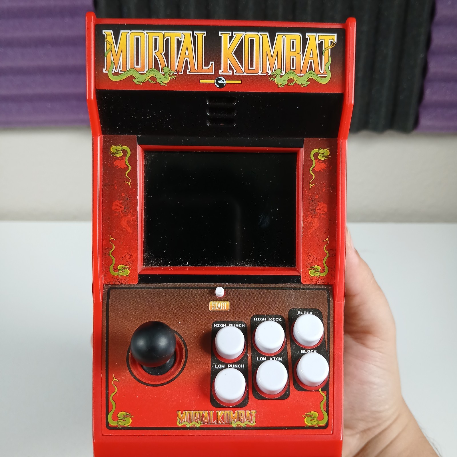 MORTAL KOMBAT Arcade Classics Machine Mini Handheld Game Klassic Midway TESTED