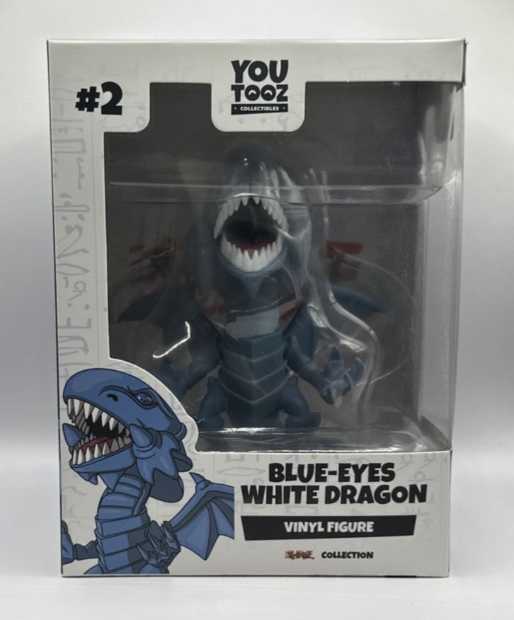Youtooz Yu-Gi-Oh! Blue-Eyes White Dragon Vinyl Figure NEW w/ Protector