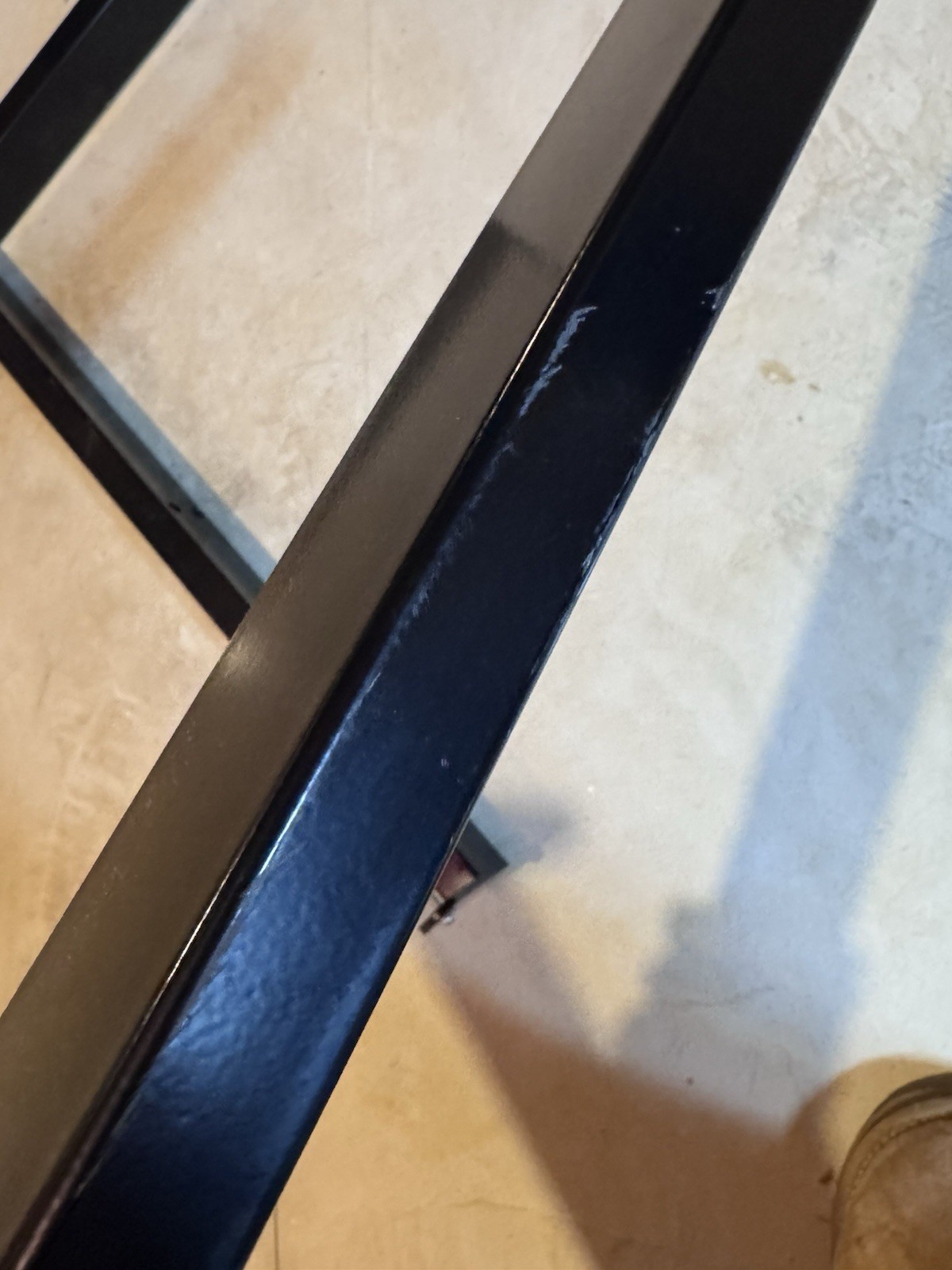 Black Store Display Rack Base 4-Way Base for Gridwall Grid Wall Panels