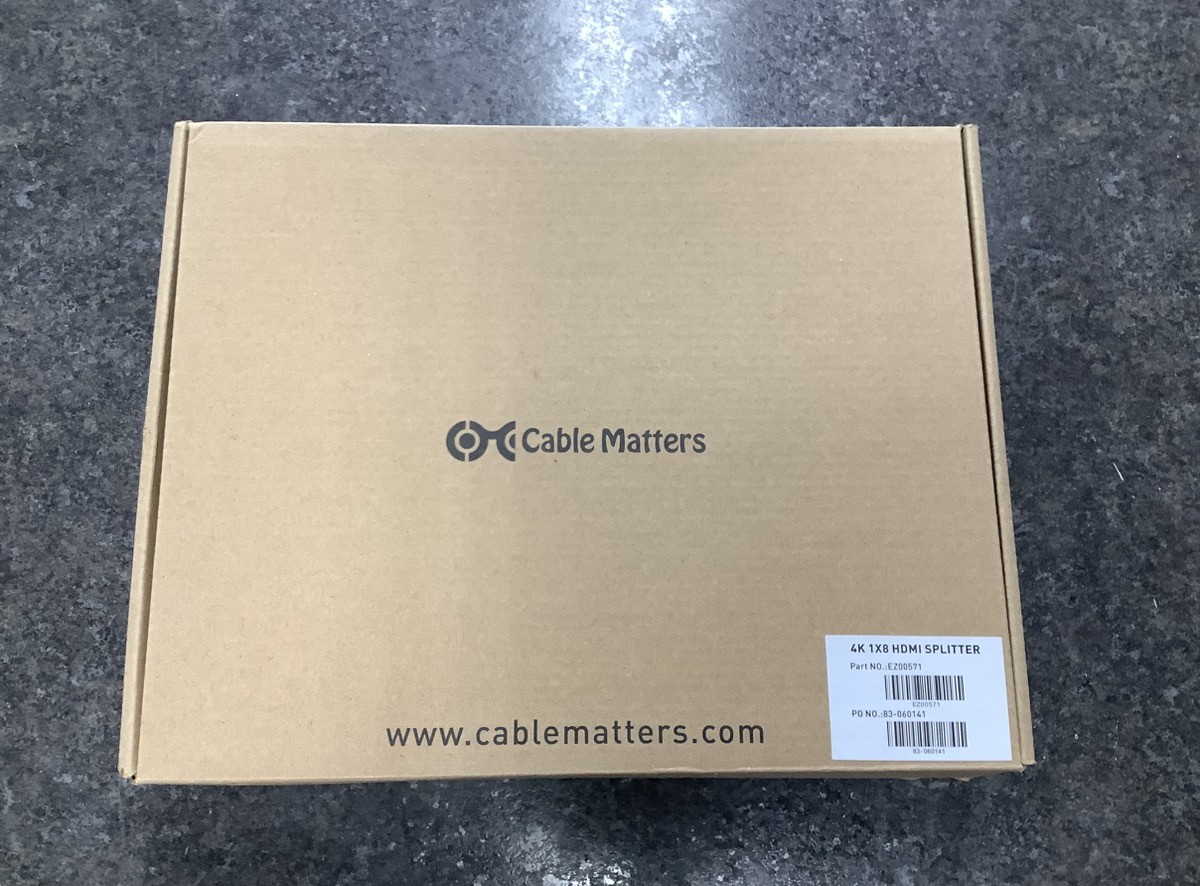CABLE MATTERS 4K 1X8-PORT HDMI SPLITTER (QCP006017)