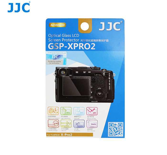 JJC GSP-XPRO2 9H Tempered Glass Screen Protector for FUJIFILM X-Pro2 US Seller