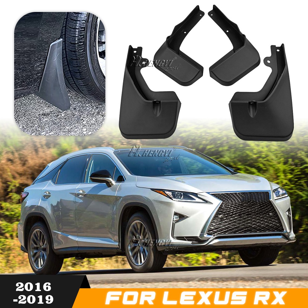 For Lexus RX 2016-2019 4Pcs Mud Flaps Splash Guard Fender Mudguard