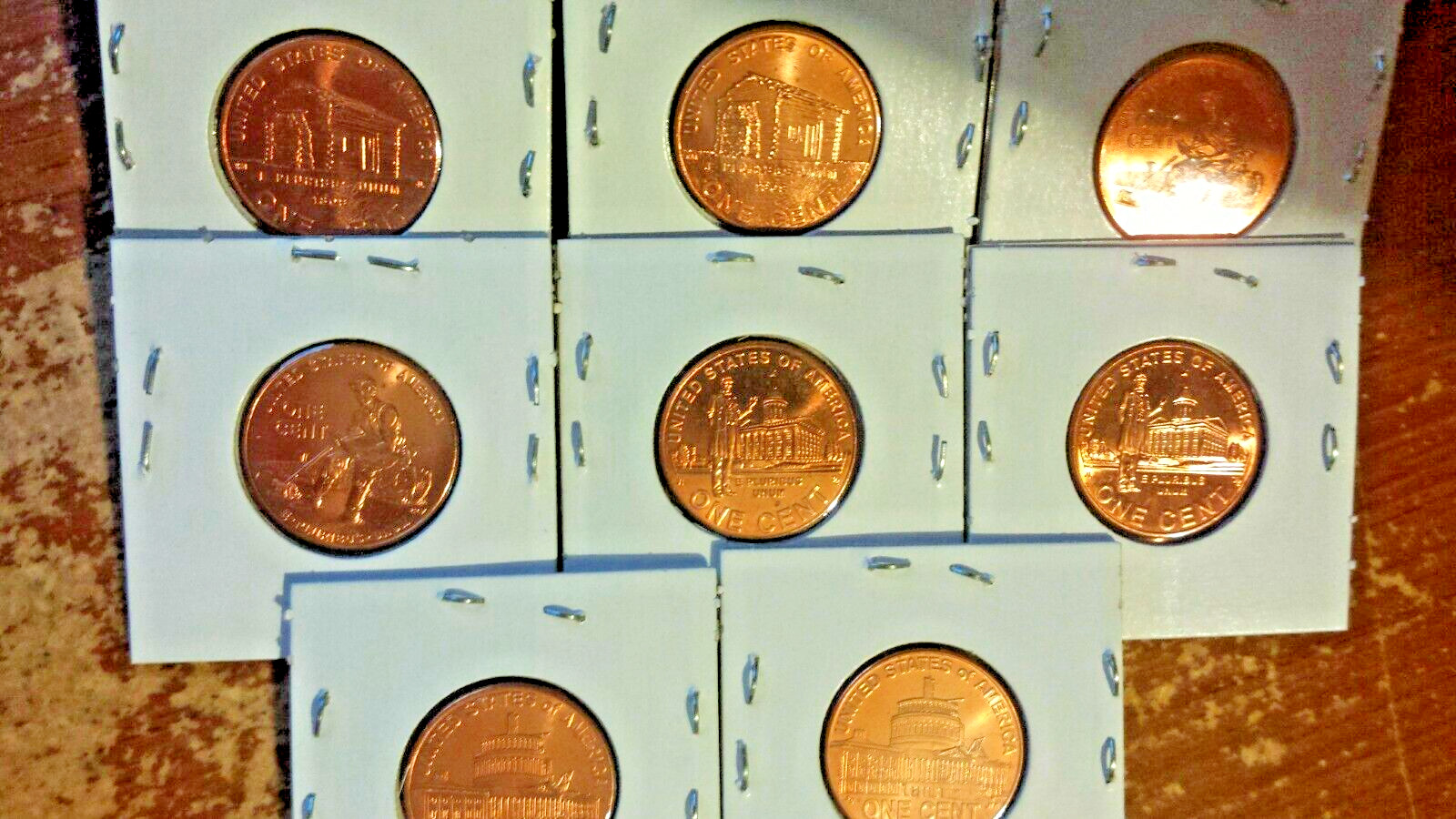 2009 LINCOLN MEMORIAL CENTS ALL 4 ISSUES P AND D MINT-8 COINS BU