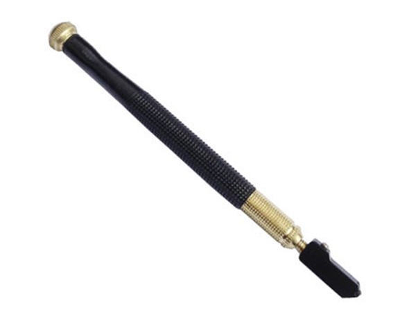 Perfect Score Heavy Duty Metal Handle Oil Feed Glass Cutter - Pattern Head
