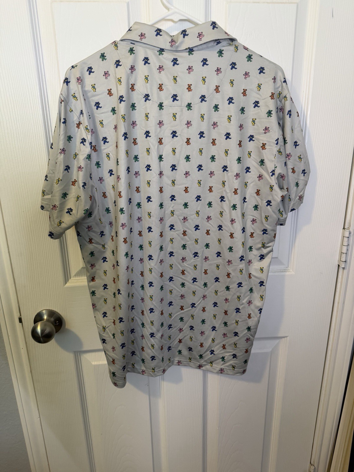 Grateful Dead short sleeve Performance Polo Section 119 Bears Medium