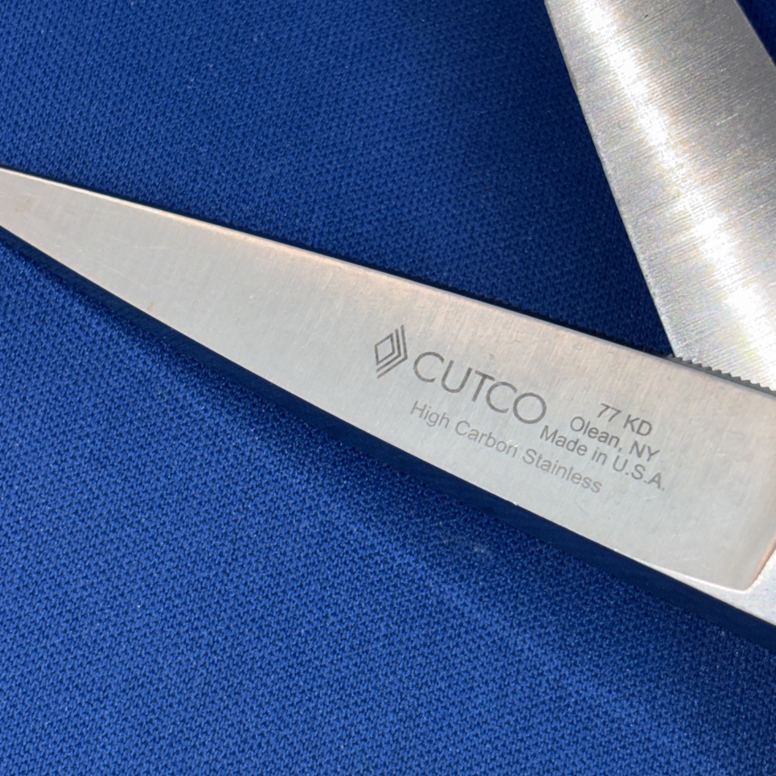 Cutco Super Shears All Purpose Kitchen Scissors # 77 KD Black Handled - READ