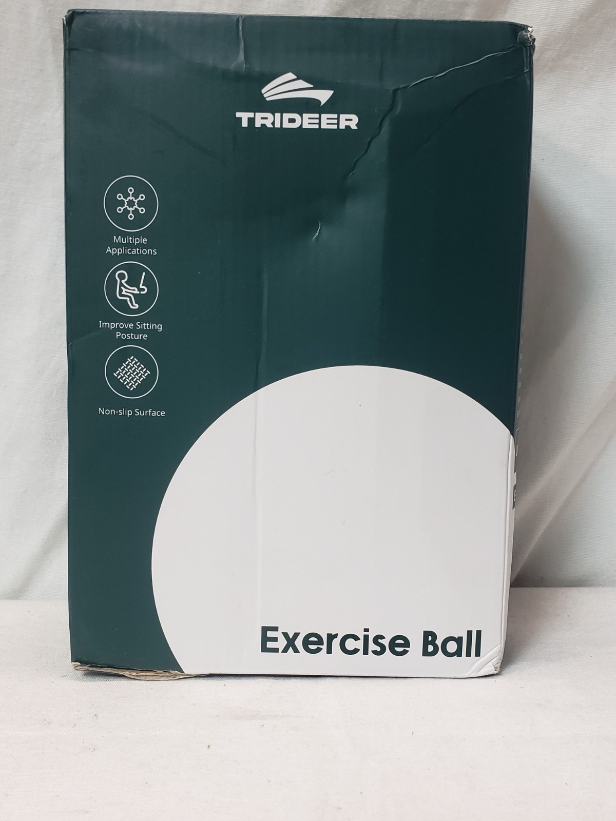 Trideer Extra Thick Yoga Exercise Ball for Balance Stability Quick Pump Included