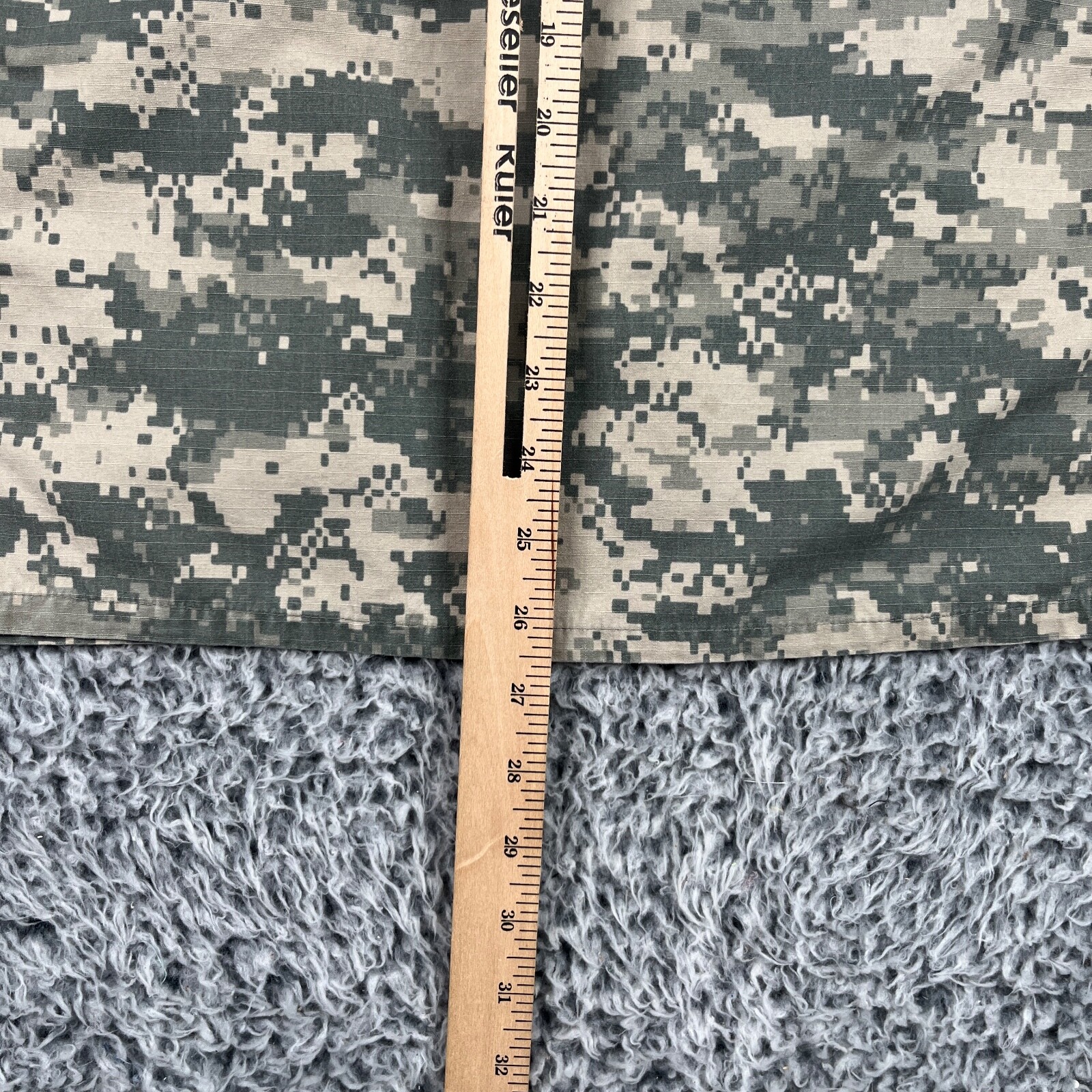 US Army Combat Uniform Coat Mens Medium Digital Camouflage Ripstop Cargo Jacket