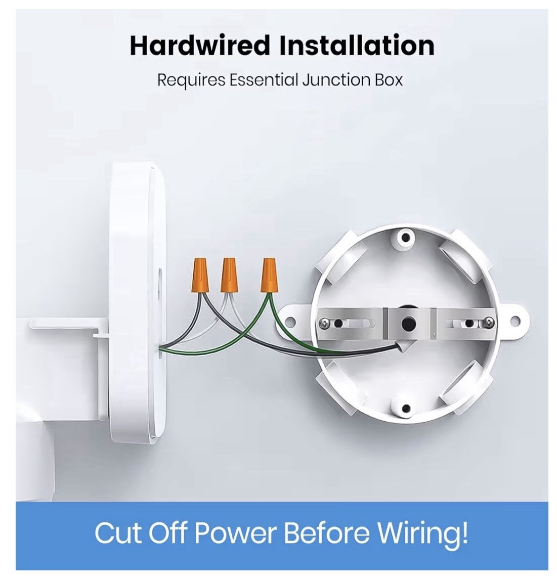 AOSU Floodlight Camera Wired, 3K UHD Security Camera Outdoor, 360°