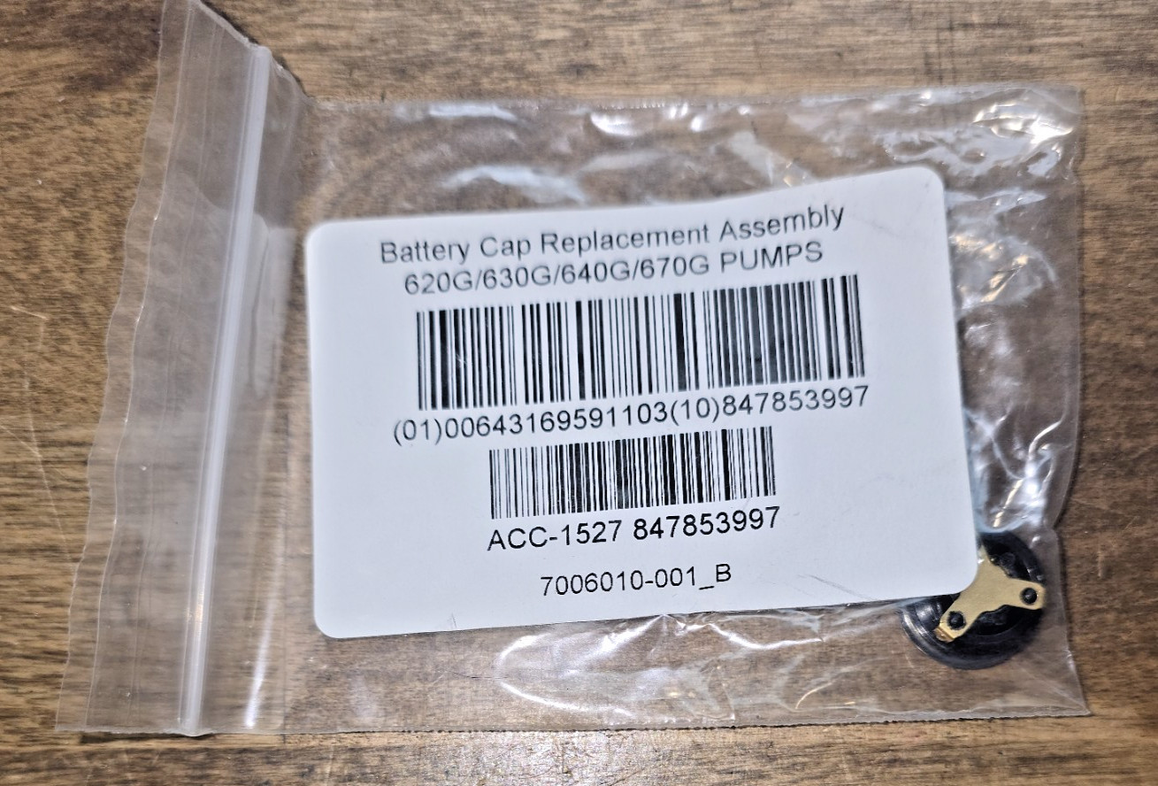 Medtronic Battery Cap Replacement Assembly ACC-1527 620G 630G, 640G & 670G PUMPS
