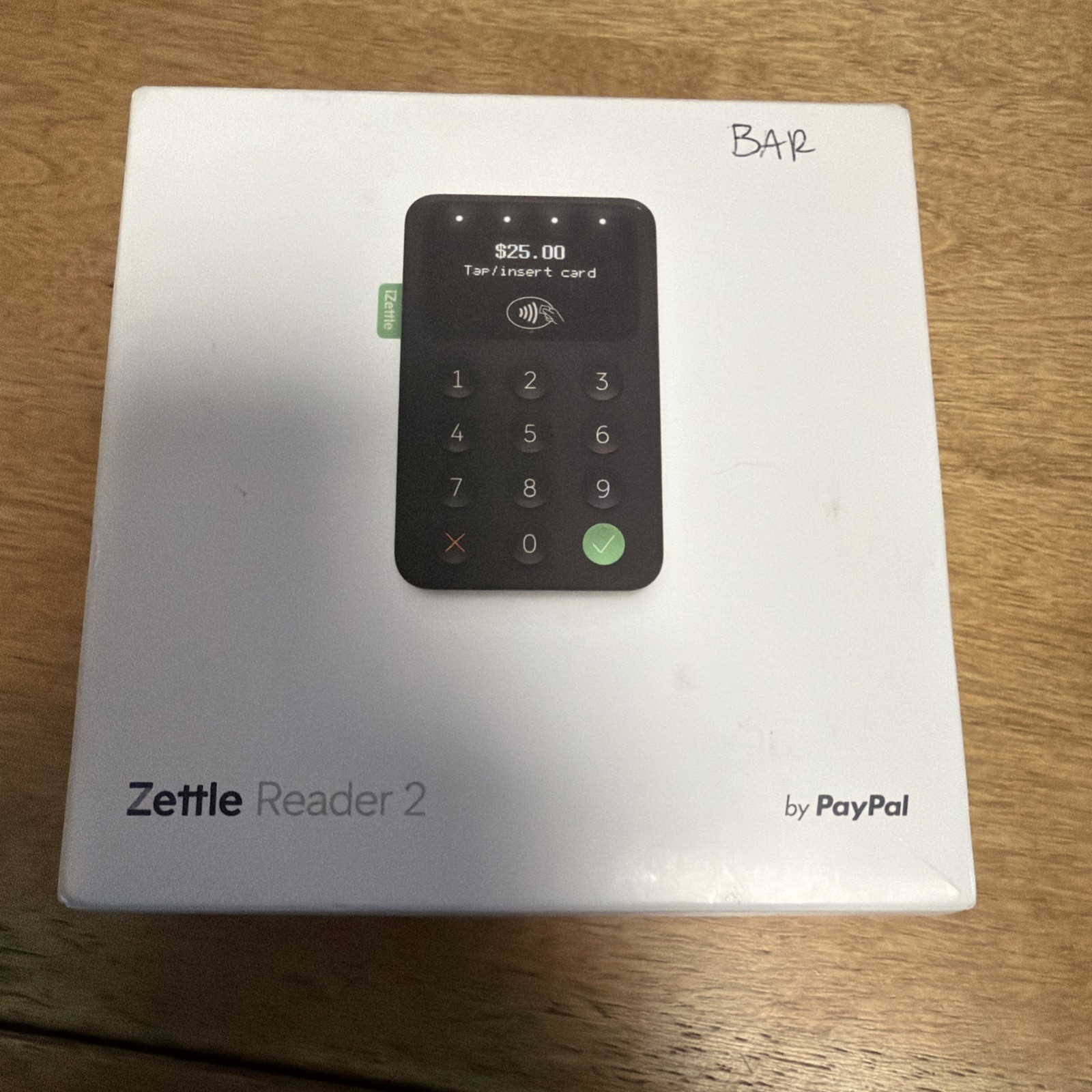 PayPal Zettle Reader 2 Mobile Credit Card Terminal POS Bluetooth Black - Tested