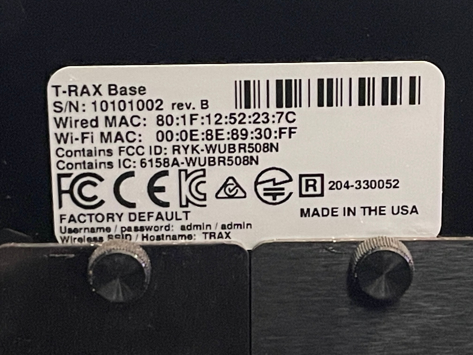 Teradek T-Rax Decoder Base w/ 7 HEVC/AVC (H.265/H.264) Decoder Cards - Used