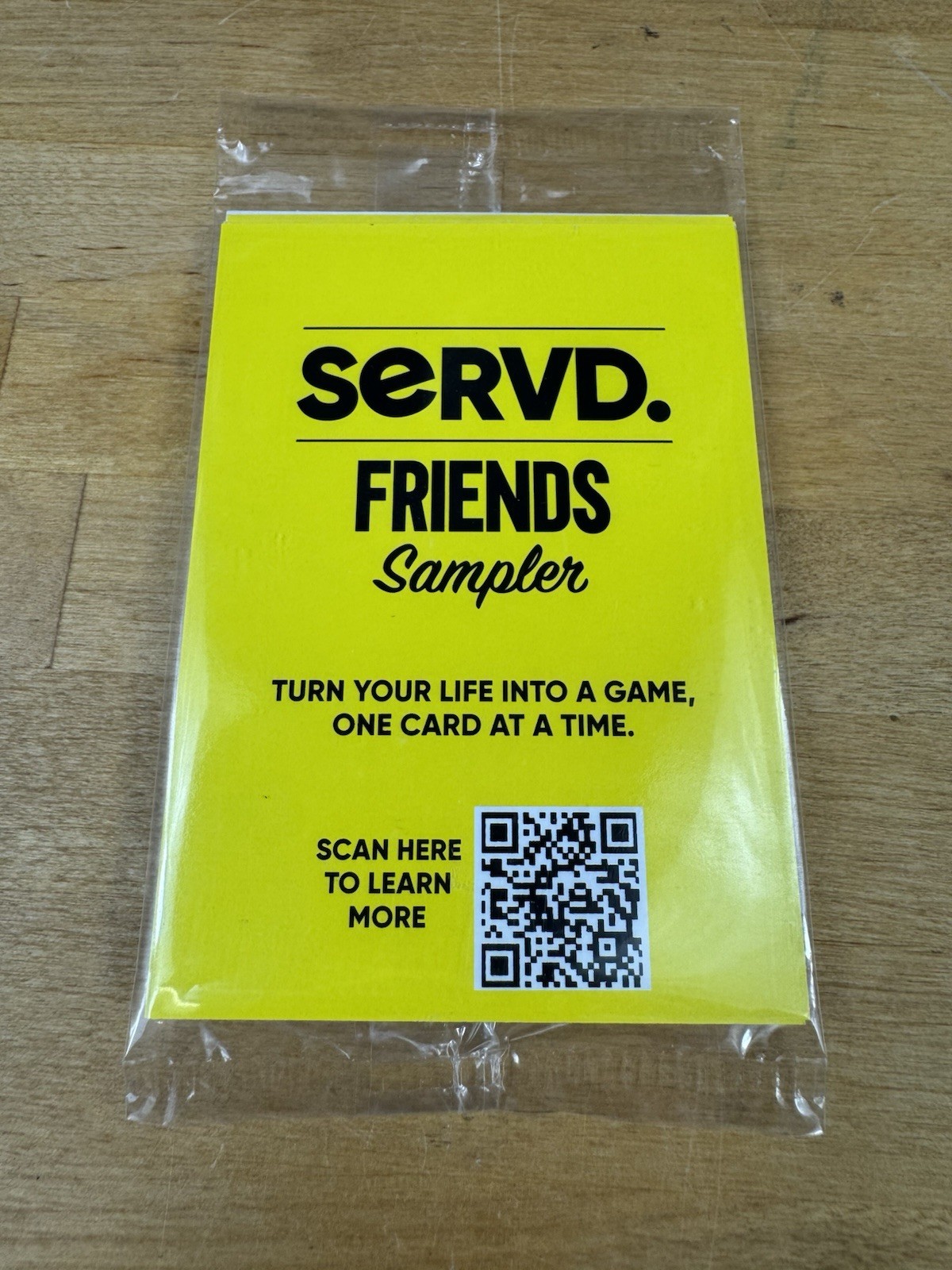 Hasbro Servd: Friends Edition Sampler Promo Gen Con 2026 Card Game Pack Sealed