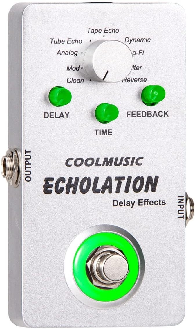 Digital Delay Pedal - Clean/Mod/Filter Effects