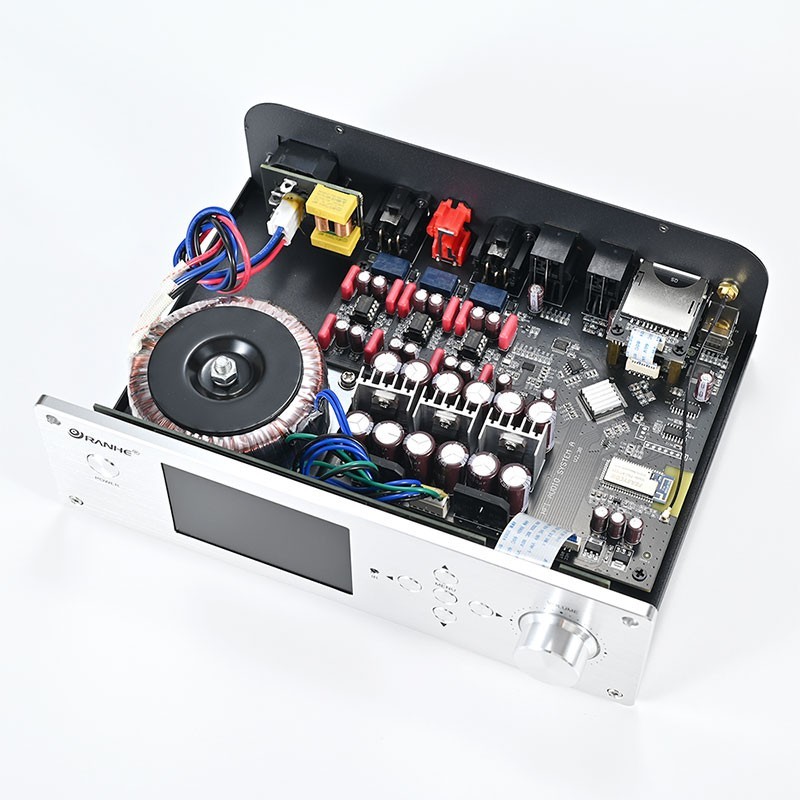 RH-202XPRO Audio Decoder Lossless Bluetooth 2xES9038Q2M Screen USB-PC Input BK