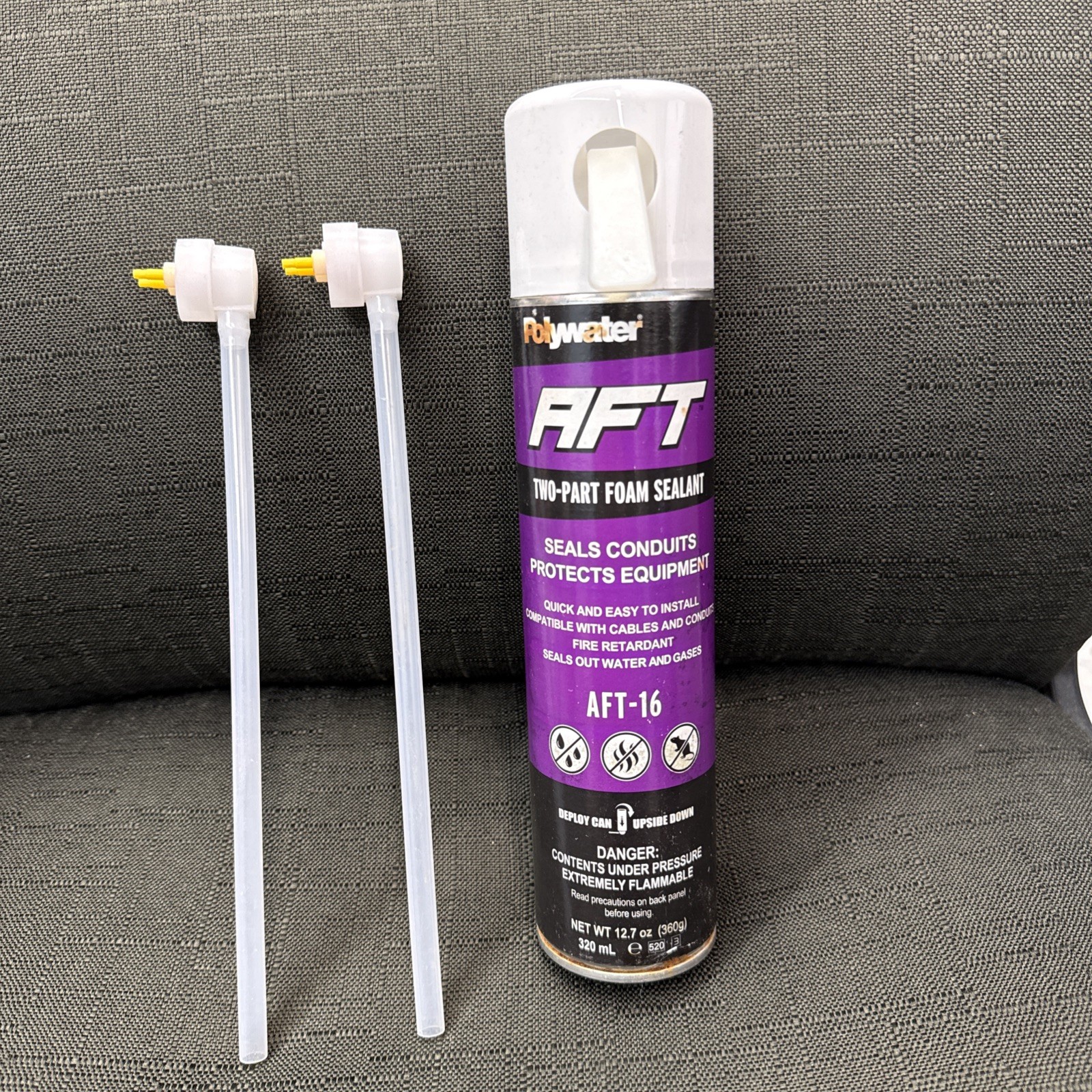 American Polywater AFT-16 Conduit AFT 2-Part Aerosol Foam Sealant 360g 12.7 oz