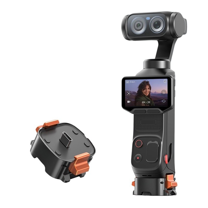 Multi-Function Quick-Release Mount For Insta360 Luna Ultra Camera Charging Base