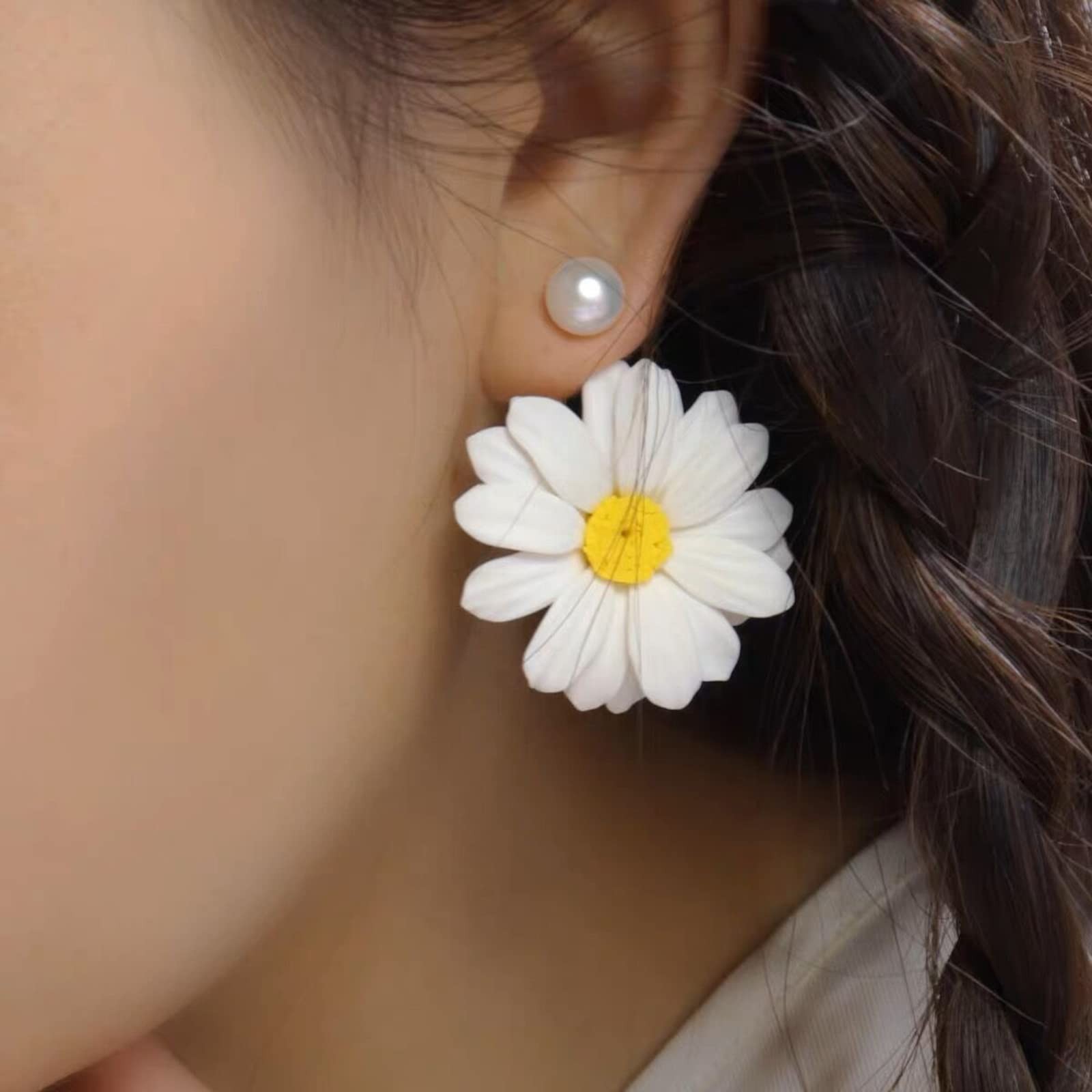 1PCS Flower Polymer Clay Molds - Miniature Silicone Daisy for DIY