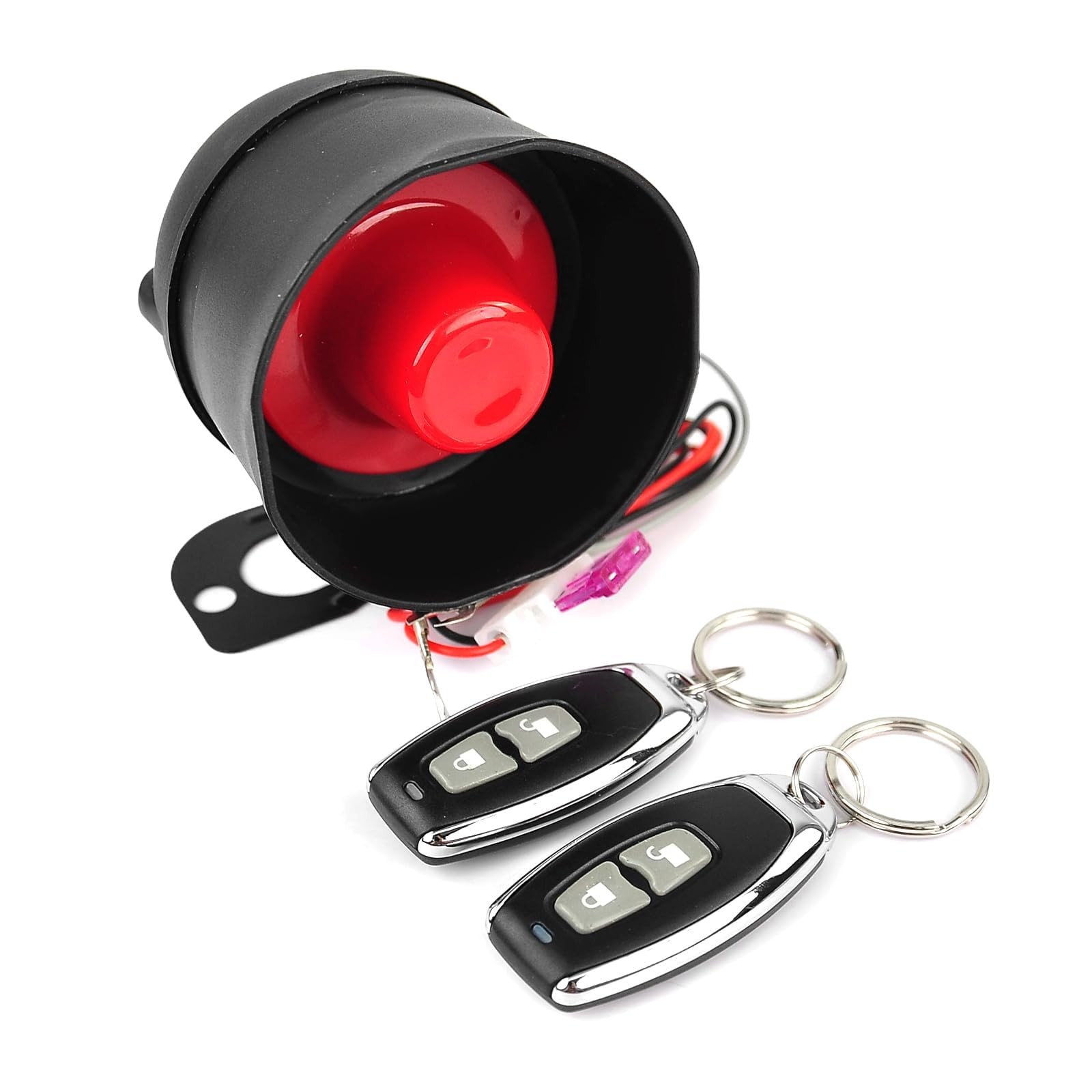 Turvysen 12V Car Alarm System, 125DB Anti-Theft Device with...