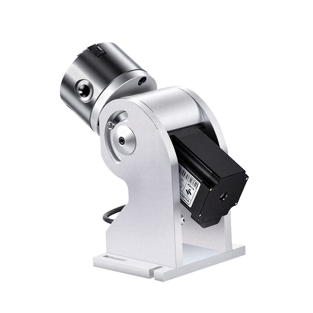 80D Rotary Axis 3Jaw Rotary Accessory For Fiber Laser Engraving Marking Machine